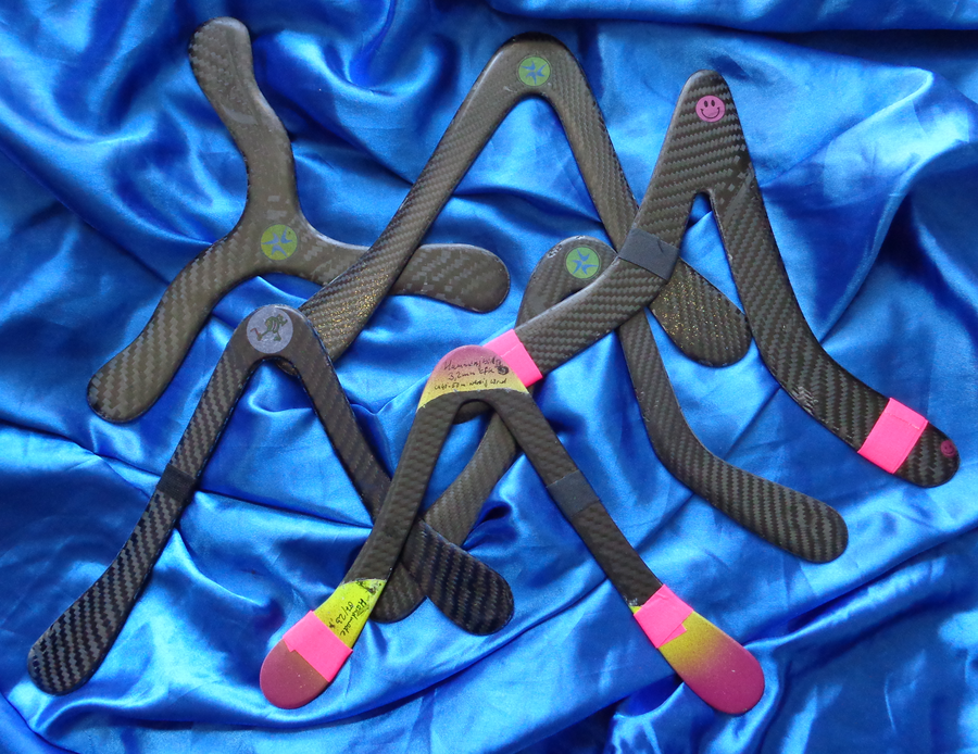 Bumerangs aus Carbon für Aussie Round